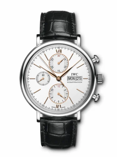 IWC Portofino Chronograph Stainless Steel / Silver IW3910-31 (IW391031)
